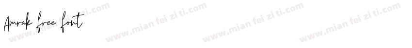 Amrak free font字体转换